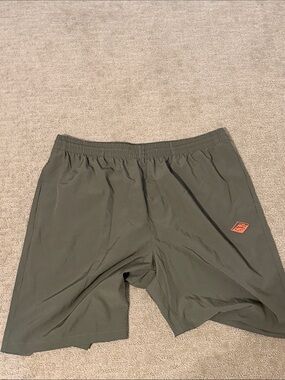 Men's Olive Athletic Performance Shorts
